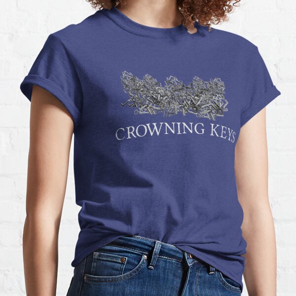 Crowning Keys Logo (White) Classic T-Shirt