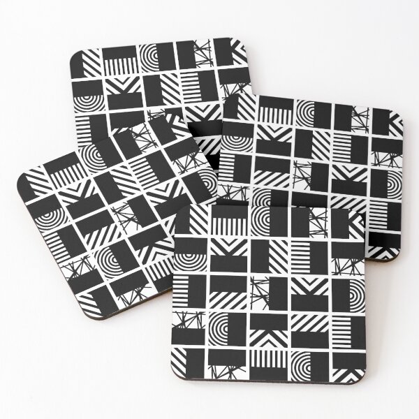 Item preview, Geometric Pattern. Textured Squares Pattern. Doodle Style Squares Pattern designed and sold by Infinite Patterns.