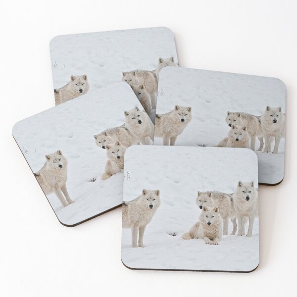 Artikelvorschau, Arctic Wolves In Early Morning entworfen und verkauft von WolvesOnly.