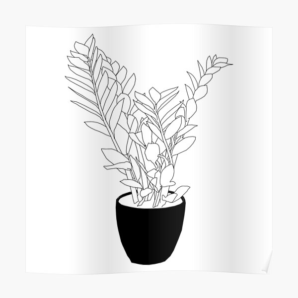 PlantLover ZZ Plant Person With Face Tattoos Sticker for Sale by  10pmCreations  Redbubble