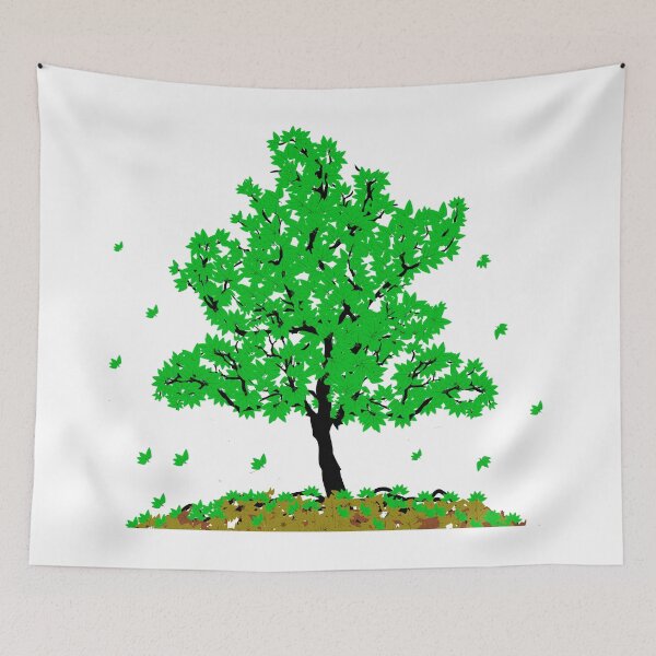 Item preview, Tree Falling Leaf designed and sold by Ashis Kayal.