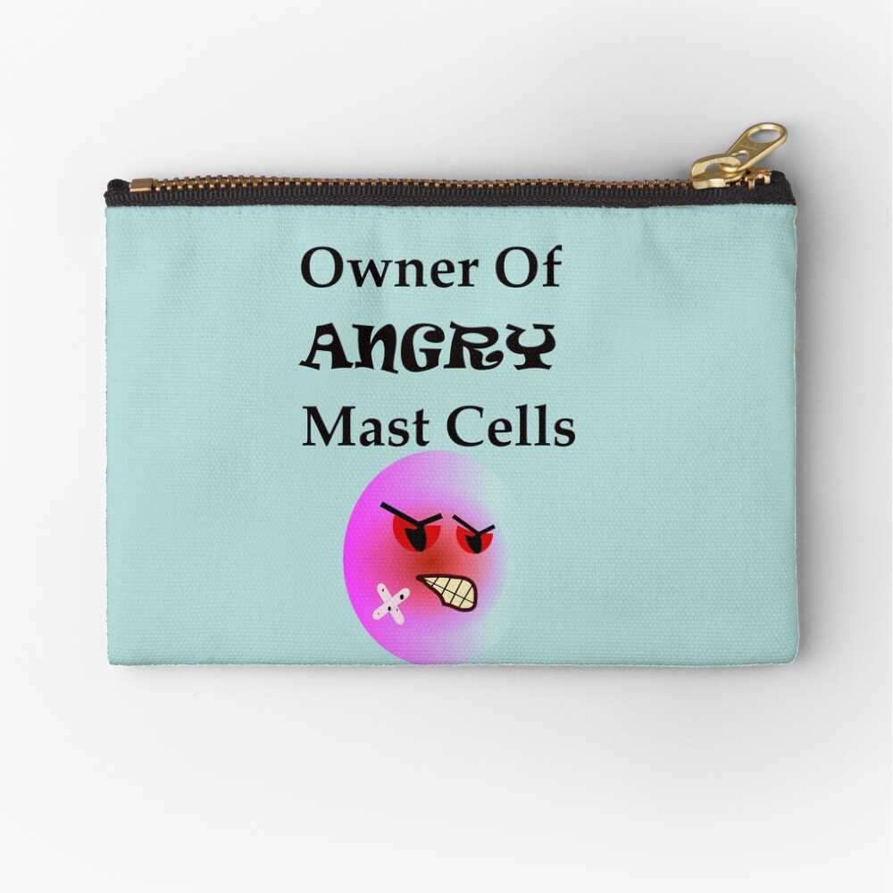 Owner of Angry Mast Cells Zipper Pouch