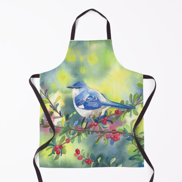 Item preview, Blue Jay on a branch - Original Watercolor designed and sold by Emiliya Yaneva.