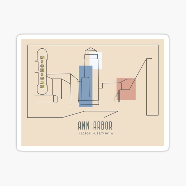 The City of Ann Arbor Sticker