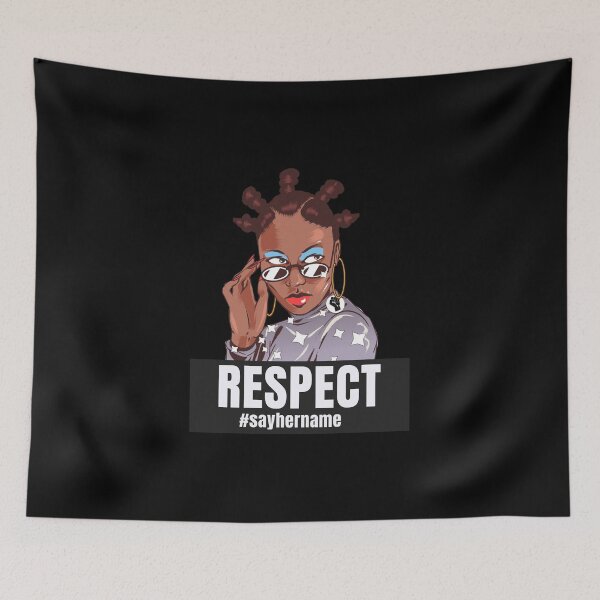 Item preview, #sayhername say her name Respect 2020 designed and sold by ShirtzTonight.