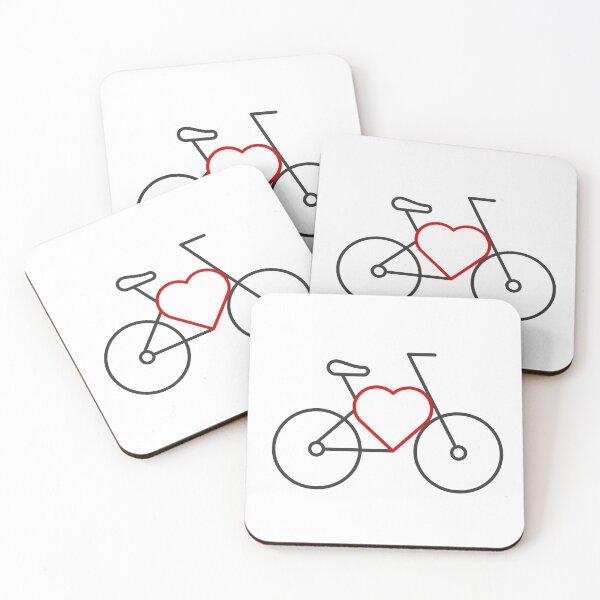 Item preview, Bicycle with heart shape. designed and sold by TashaVector.