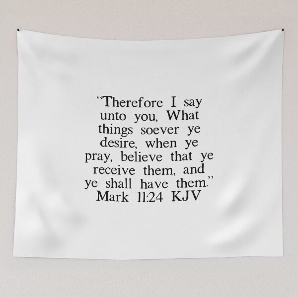 Item preview, Mark 11:24 KJV designed and sold by IBMClothing.