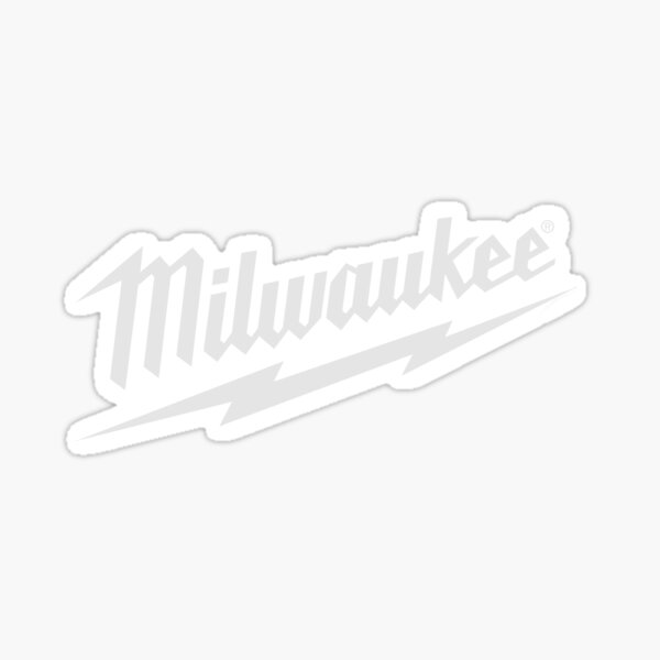 Milwaukee Tool Logo Sticker White Sticker