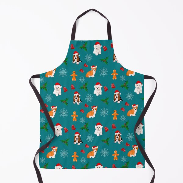 Item preview, Christmas,festive puppies pattern  designed and sold by MariaMarinova.