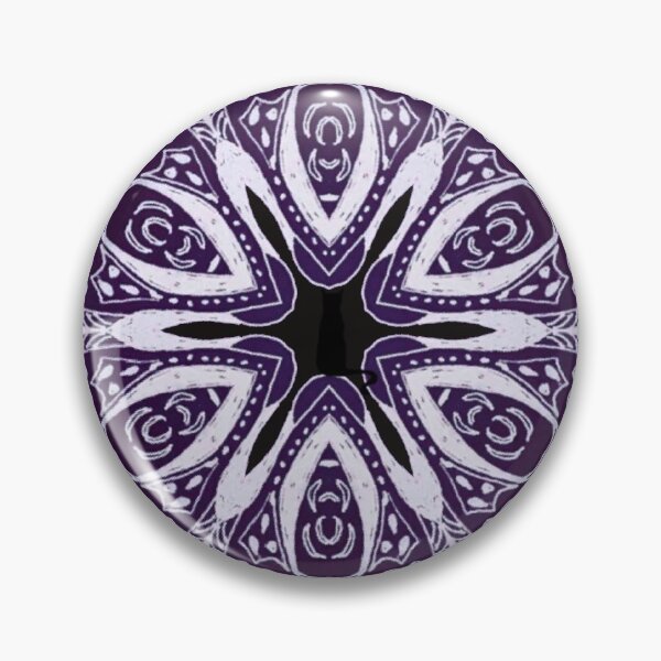 Item preview, Aztec Maze Mandala design, find the lost cat design,royal purple designed and sold by ZenArt-Fern.