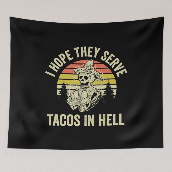Item preview, Funny Calavera Retro Day of The Dead Taco Lover Gift designed and sold by haselshirt.
