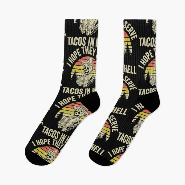 Item preview, Funny Calavera Retro Day of The Dead Taco Lover Gift designed and sold by haselshirt.