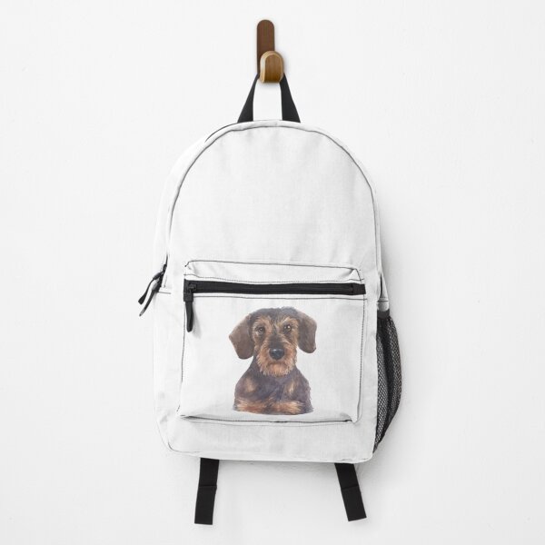 Item preview, Wirehair Miniature Dachshund Watercolor Art designed and sold by doglovershirts.