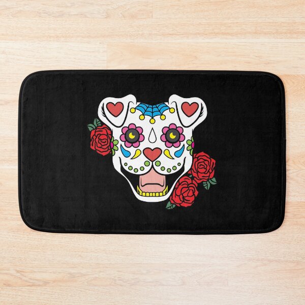 Item preview, Sugar Skull Pitbull Day of the Dead Dog Lover Gift designed and sold by haselshirt.