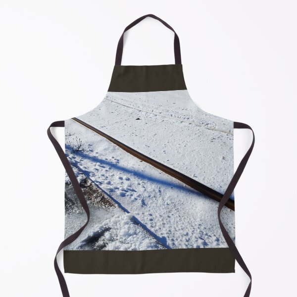 Item preview, Train tracks in the snow art designed and sold by cuisinecat2.