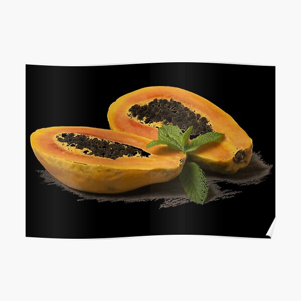 Download Papaya Posters Redbubble PSD Mockup Templates