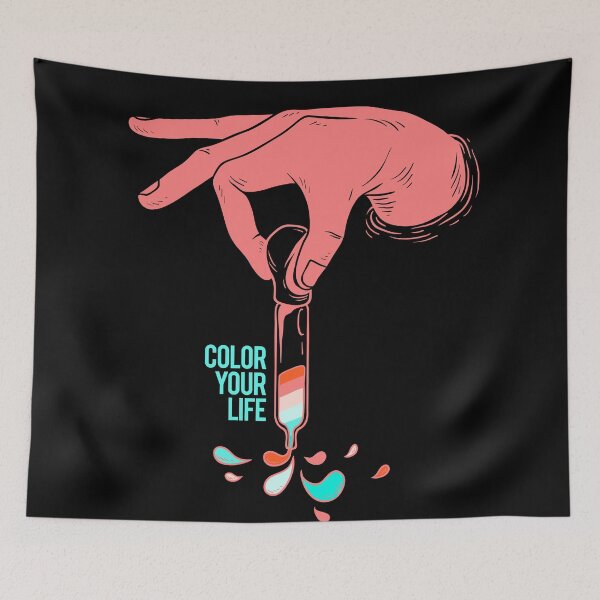 Item preview, color your life design for painters designed and sold by Info Bites.