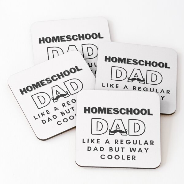 Item preview, Homeschool Dads are way Cooler designed and sold by Spicy Chilli.