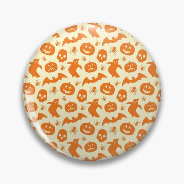 Item preview, Cute Pumpkin And Ghost Halloween Pattern designed and sold by siddeshpansare.