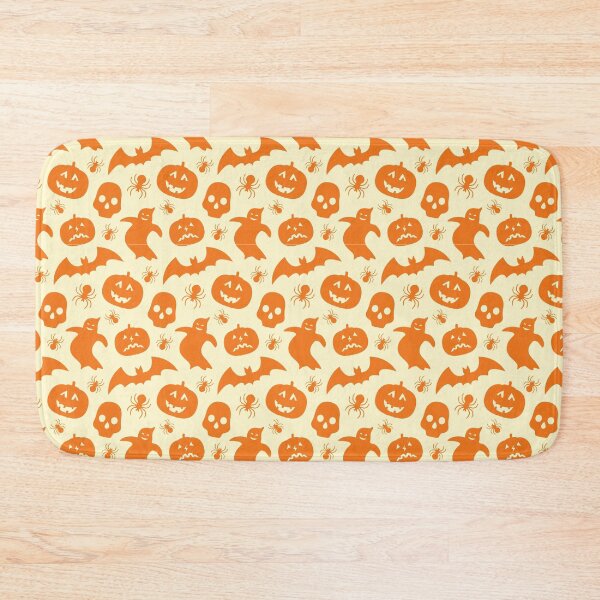 Item preview, Cute Pumpkin And Ghost Halloween Pattern designed and sold by siddeshpansare.