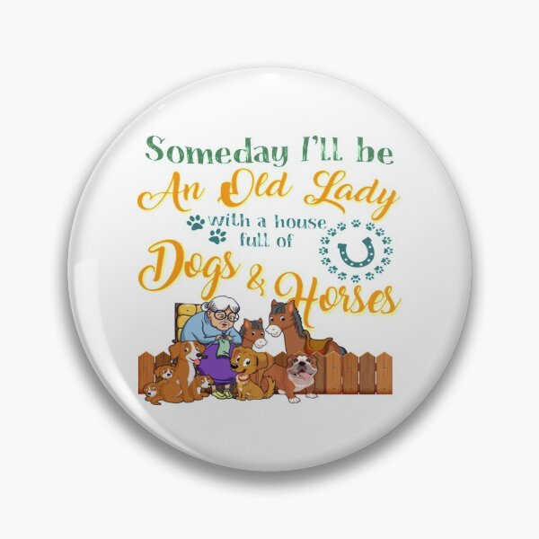 Item preview, Someday Ill Be An Old Lady With A House Full Of Doggs and Hoses designed and sold by MichelleLacroix.