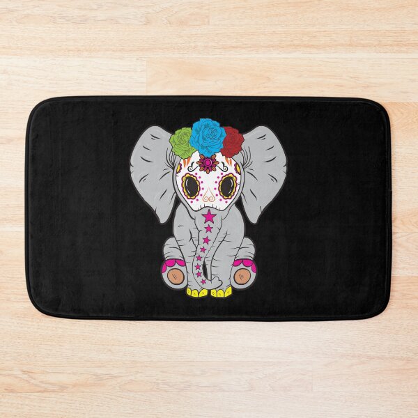 Item preview, Sugar Skull Elephant Day of The Dead Animal Lover Gift designed and sold by haselshirt.
