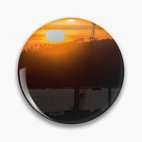 Item preview, Aerial View Sunset Scene of Montevideo Uruguay designed and sold by DFLC Prints.