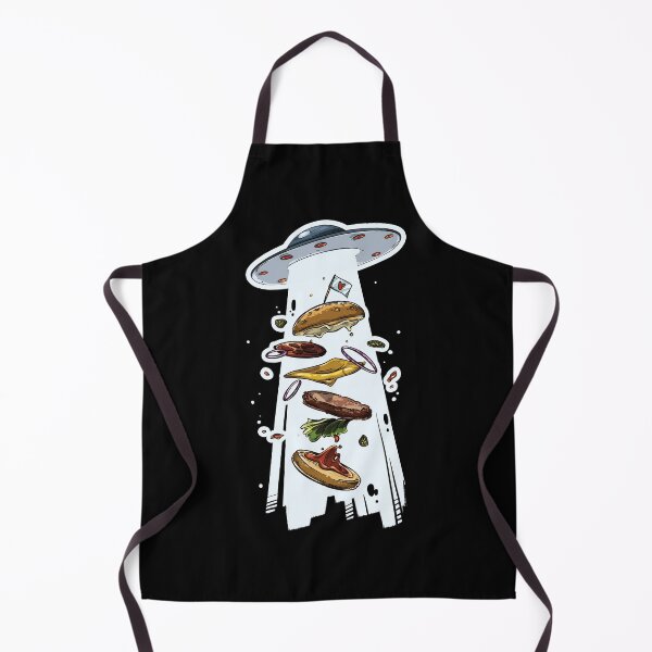 Item preview, UFO Abducted Burger designed and sold by supermara.