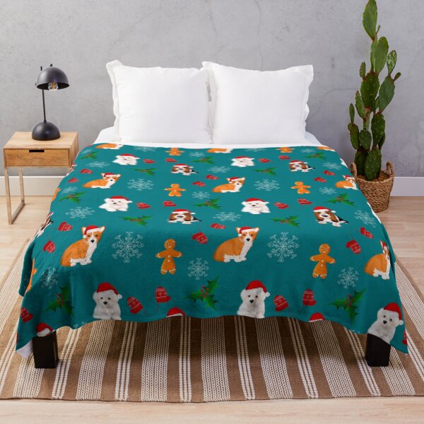 Item preview, Christmas,festive puppies pattern  designed and sold by MariaMarinova.
