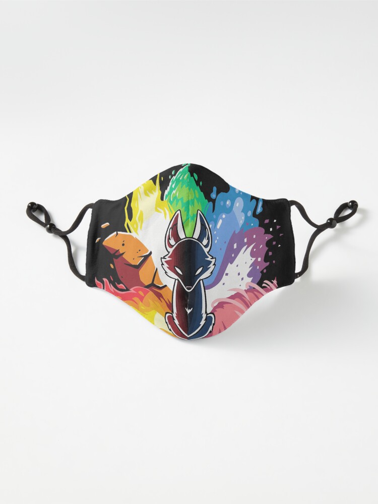 Alternate view of Kitsune Nine Tail fox Mask