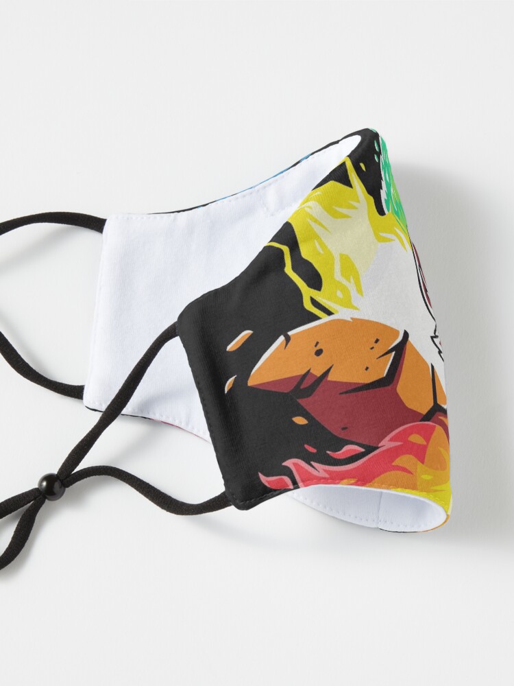Alternate view of Kitsune Nine Tail fox Mask