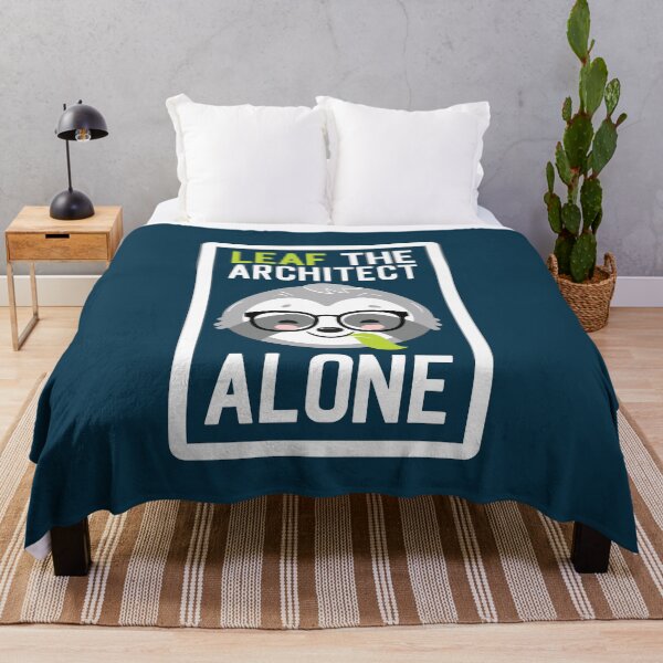Item preview, Funny Architect Pun - Leaf me Alone - Gifts for Architects designed and sold by betternotes.