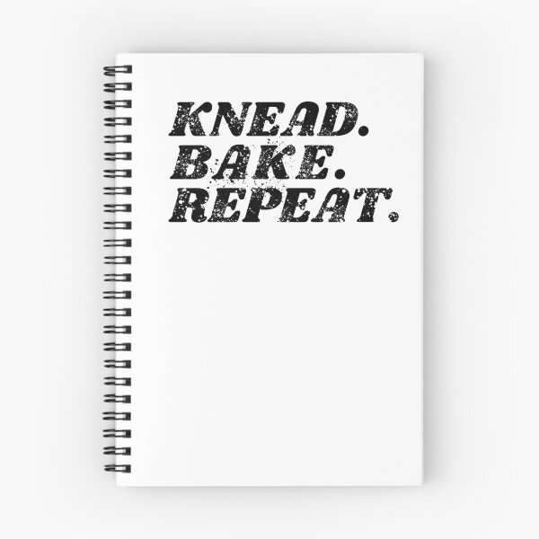 Item preview, Knead. Bake. Repeat. distressed retro bread makers designed and sold by Rabbitti.