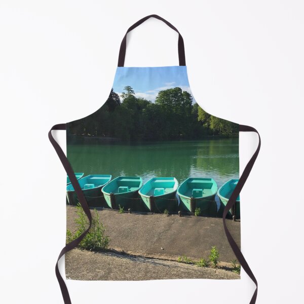 Aperçu de l'œuvre Lyon - Alignement de barques au parc créée et vendue par AHELENE.