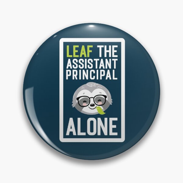 Item preview, Funny Assistant Principal Pun - Leaf me Alone - Gifts for Assistant Principals designed and sold by betternotes.