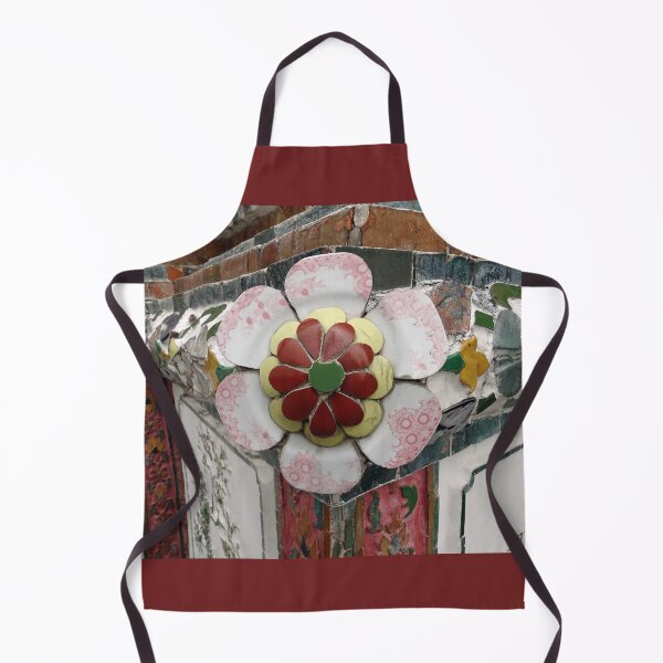 Item preview, Thailand temple Wat Flowers designed and sold by cuisinecat2.