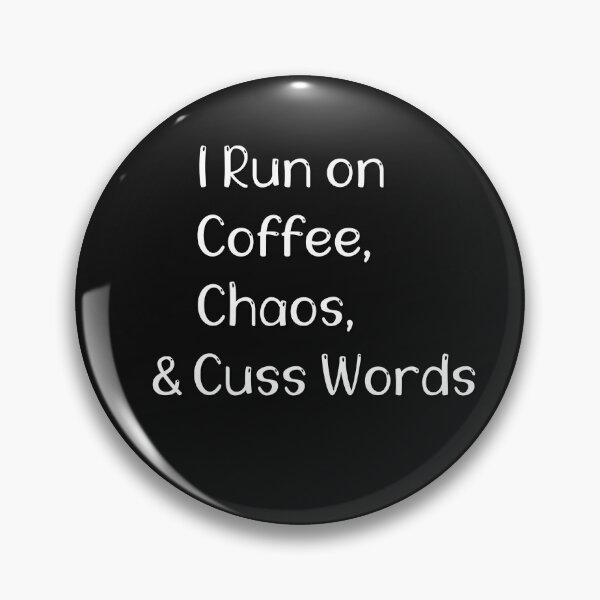 Item preview, I Run Coffee, Chaos, & Cuss Words Funny Christmas T Shirt designed and sold by Chic Threads Shop.