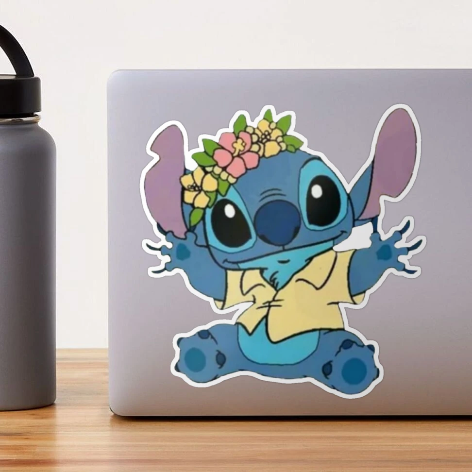 baby lilo and stitch HELLO Sticker for Sale by WEShop23