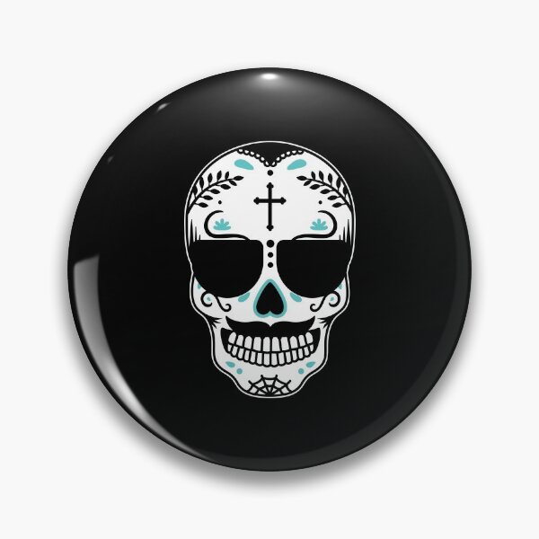 Item preview, Funny Sugar Skull With Sunglasses Day of The Dead Gift designed and sold by haselshirt.