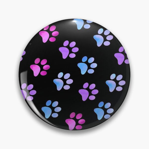 Item preview, Pink Blue Purple Galaxy Paw Prints designed and sold by FaithAndForest.