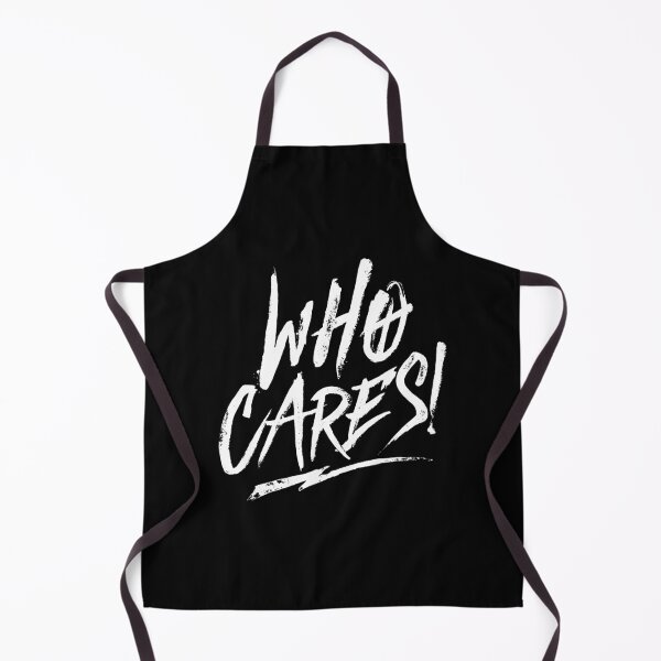 Item preview, STATEMENT WHO CARES INKED TYPO BY SUBGIRL designed and sold by SUBGIRL.