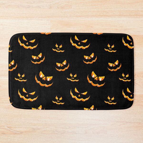 Item preview, Spooky Scary Pumpkin Halloween Face Pattern designed and sold by siddeshpansare.