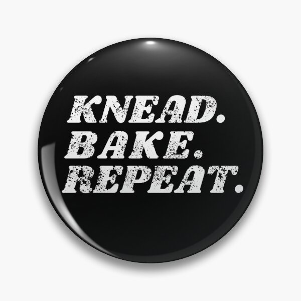 Item preview, Knead. Bake. Repeat. distressed retro bread makers designed and sold by Rabbitti.
