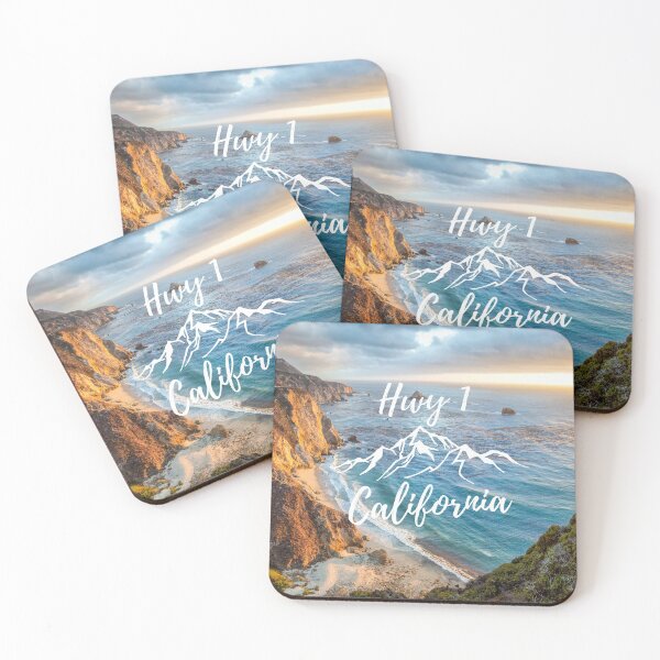 Item preview, Copy of Road Trip Travel California West Coast Hwy 1 Big Sur Text Photo Ocean Coast Design 11 designed and sold by fineartprints1.