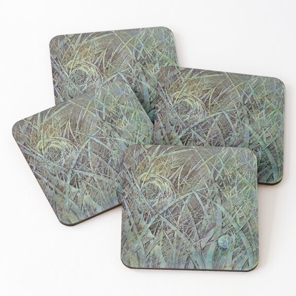 Item preview, Night in the grass, symbolism, botany, herbs, nest, grass, snail, abstract designed and sold by Анна Антонова.