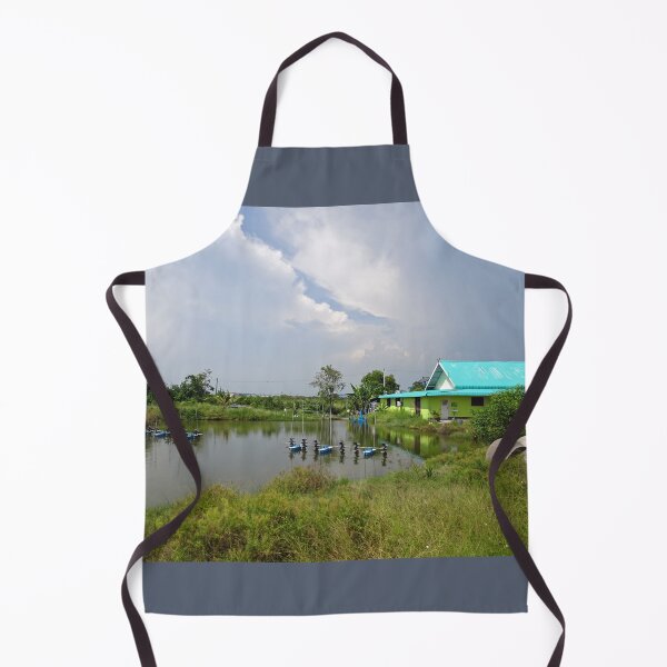 Item preview, Shrimp farm lake in Rural Thailand designed and sold by cuisinecat2.