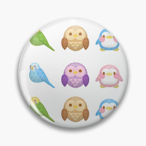 Aperçu de l'œuvre Oiseaux colorés de Chibi créée et vendue par worldtrend.