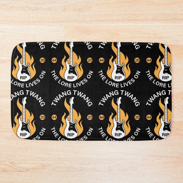 Item preview, Rock Guitarist Flaming Guitar | The Lore Lives On Musical Fan designed and sold by GravitiTees.