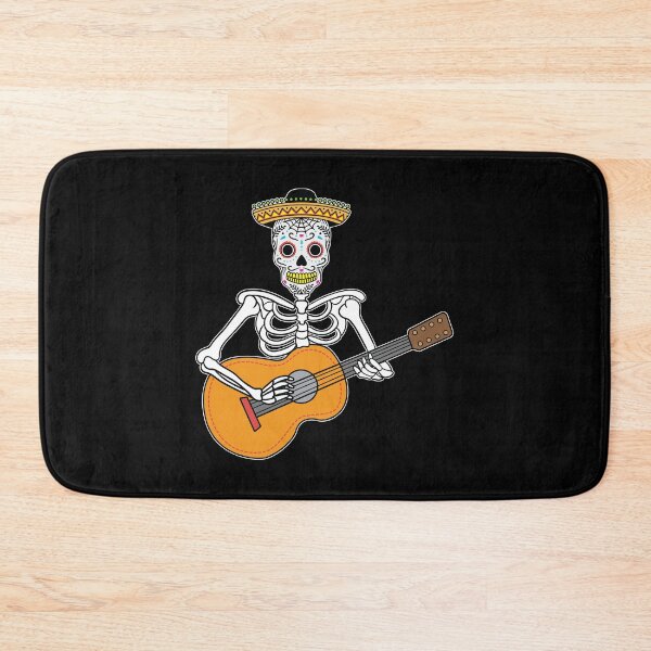 Item preview, Funny Calavera Playing Guitar Day of The Dead Guitarist Gift designed and sold by haselshirt.