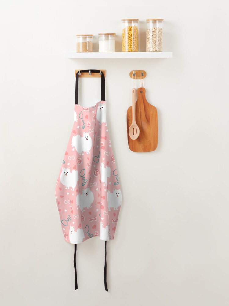 Alternate view of Love Pomeranian Dog Apron